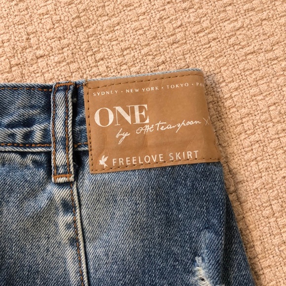 One by One Teaspoon Freelove Skirt Size 25 - Picture 4 of 7